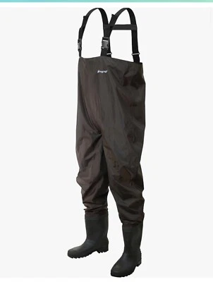 frogg toggs Men's Rana II Bootfoot Hip Wader 2716249 Brown NIB - Image 1 of 4