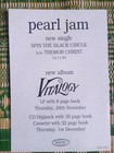 Pearl Jam - very rare Spin The Black Circle Fanclub Promotion Flyer 1994