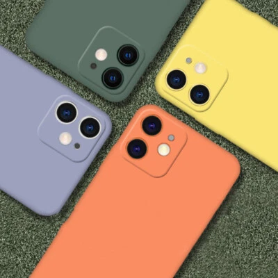 For iPhone 15 14 Pro Max 13 12 11 XS XR 8 7 Plus Liquid Silicone Soft Case Cover - Image 1 of 4