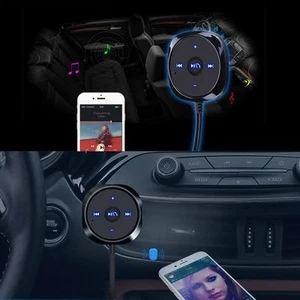 Wireless Bluetooth Adapter/Dongle to AUX Out for Car Speaker System FM Radios US - Picture 1 of 12