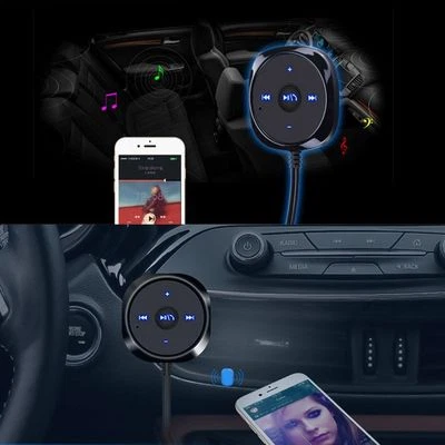 Wireless Bluetooth Adapter/Dongle to AUX Out for Car Speaker System FM Radios US - Image 1 of 4