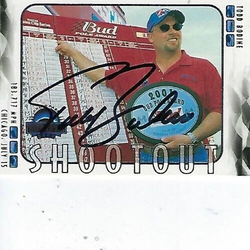 TODD BODINE SIGNED 2002 PRESS PASS ECLIPSE RACING #46 - NASCAR - Image 1 of 1