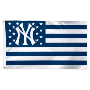 New York Yankees MLB Multi-Color Patriotic Deluxe 3' x 5' Flag Wincraft - Picture 1 of 1