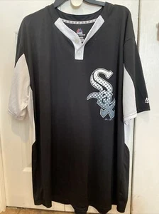 Men’s Majestic Cool Base Short Sleeve White Sox Shirt Size 2XL - Picture 1 of 4