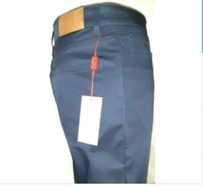 Pantalones chinos ajustados Luciano Barbera 32 CINTURA hechos en Italia talla 32 cintura Foto 1 de 4