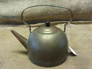 Caldera de té de cobre de colección con mango antiguas calderas de cocina granja chimenea 10629 - Imagen 1 de 1