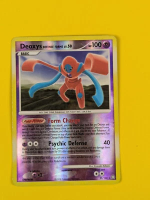 Deoxys Defense Forme - 25/146 - Rare Reverse Holo Legends Awakened Pokemon - LP - Image 1 of 2
