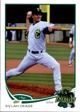 2016 Eugene Emeralds Grandstand 3 Dylan Cease Milton Georgia GA NM Baseball Card