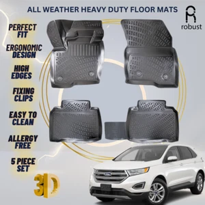 Tapetes forros para Ford Edge 2016-2023 alfombras 3D de alta resistencia para todo tipo de clima - Imagen 1 de 9
