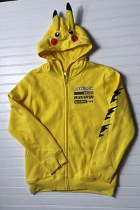 Pokémon Pikachu Character Big Kids Zip-Up Hooded Sweatshirt Size XXL(18) - Picture 1 of 4