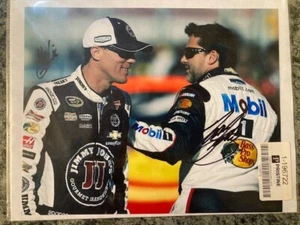 Tony Stewart / Kevin Harvick autographed Nascar 8x10 photo COA Pristine Auction - Picture 1 of 4
