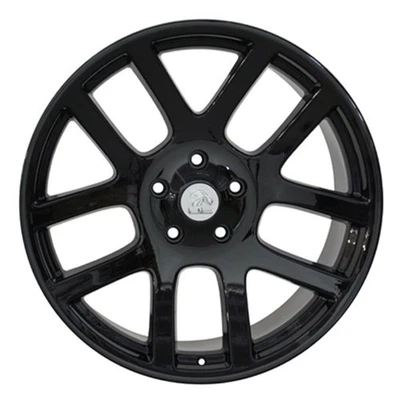 Black Wheel 22x10 Ram SRT Style fits 2004-2009 Dodge Durango - Image 1 of 2