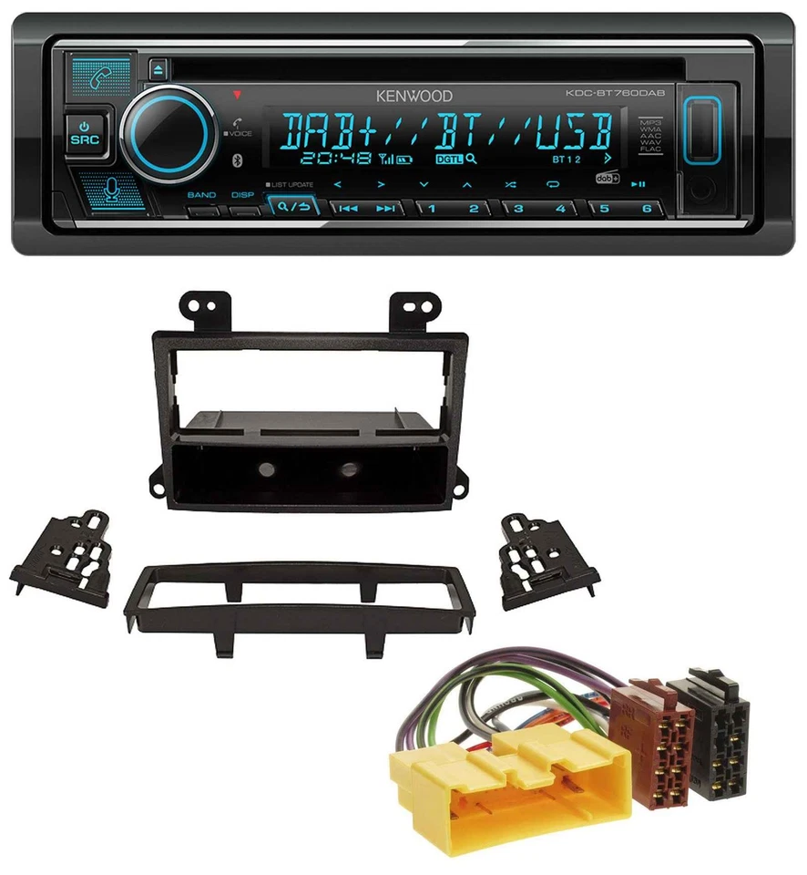 Kenwood MP3 Bluetooth DAB USB CD Autoradio für Mazda MPV (2000-2006) - Bild 1 von 4