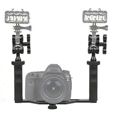 Underwater Light & Handheld Stabilizer Kit for GoPro HERO 13/12/11/10/9/8/7/6/5 - Image 1 of 4