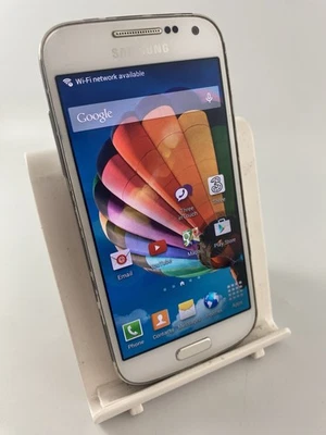 Samsung Galaxy S4 Mini White Three Network 8GB 4.3" 8MP Android Smartphone - Image 1 of 4