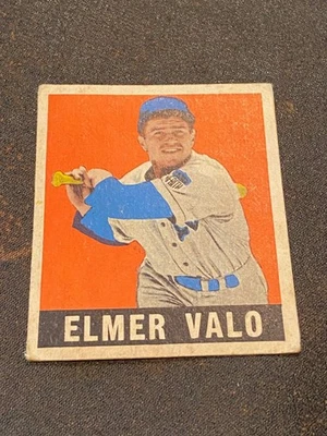 1948 LEAF BASEBALL - ELMER VALO - CARD #29 - PHILADELPHIA A'S - VERY BEAUTIFUL - Image 1 of 2