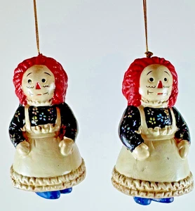 Maggie Chimer Raggedy Ann Bell Ornament. Von, Quellwasser Ent. Vintage, 1999. - Bild 1 von 13