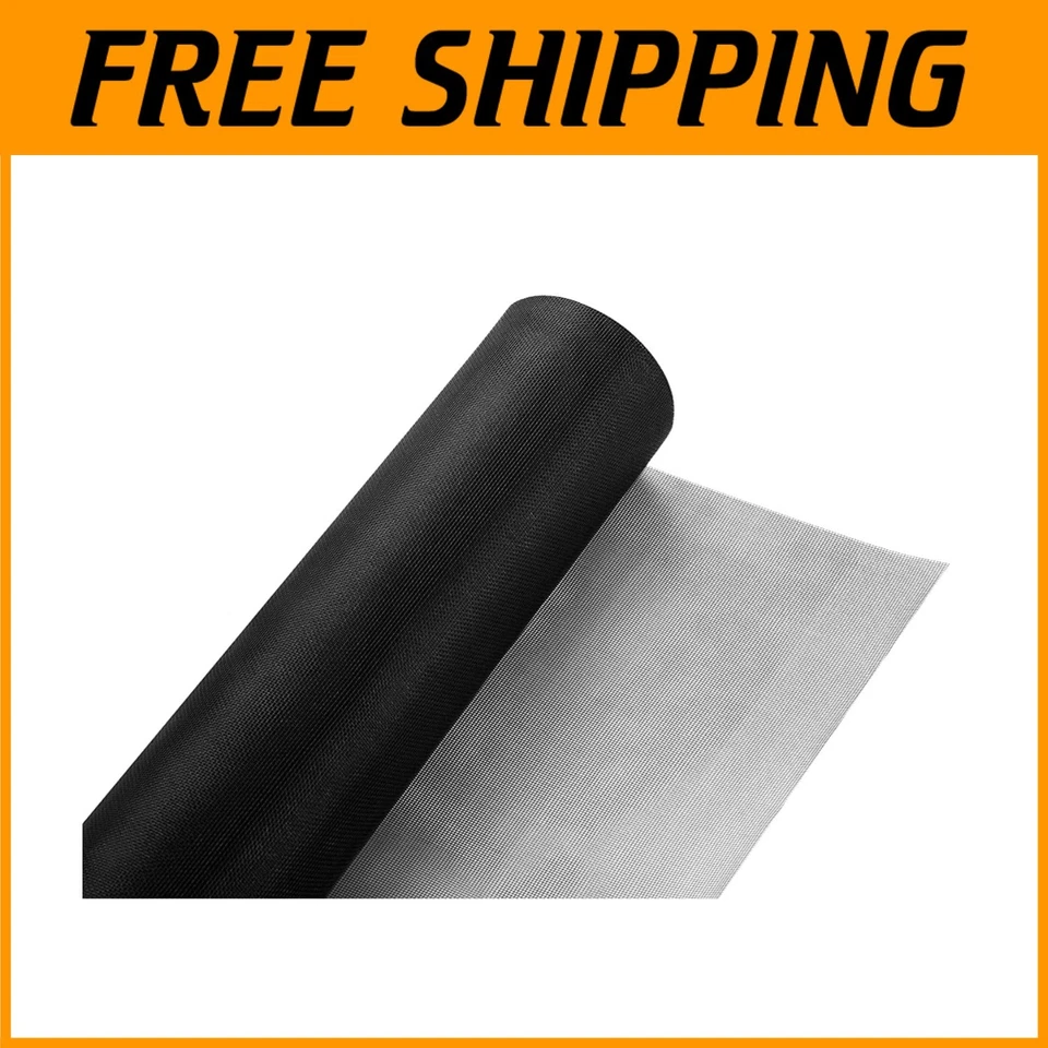 Универсальный рулон оконного экрана 48 x 100 футов из стекловолокна с простой установкой - Изображение 1 из 4