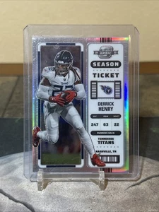 Derrick Henry Silver Prizm 2022 Panini Contenders Optic Season Ticket #58 Holo - Picture 1 of 1
