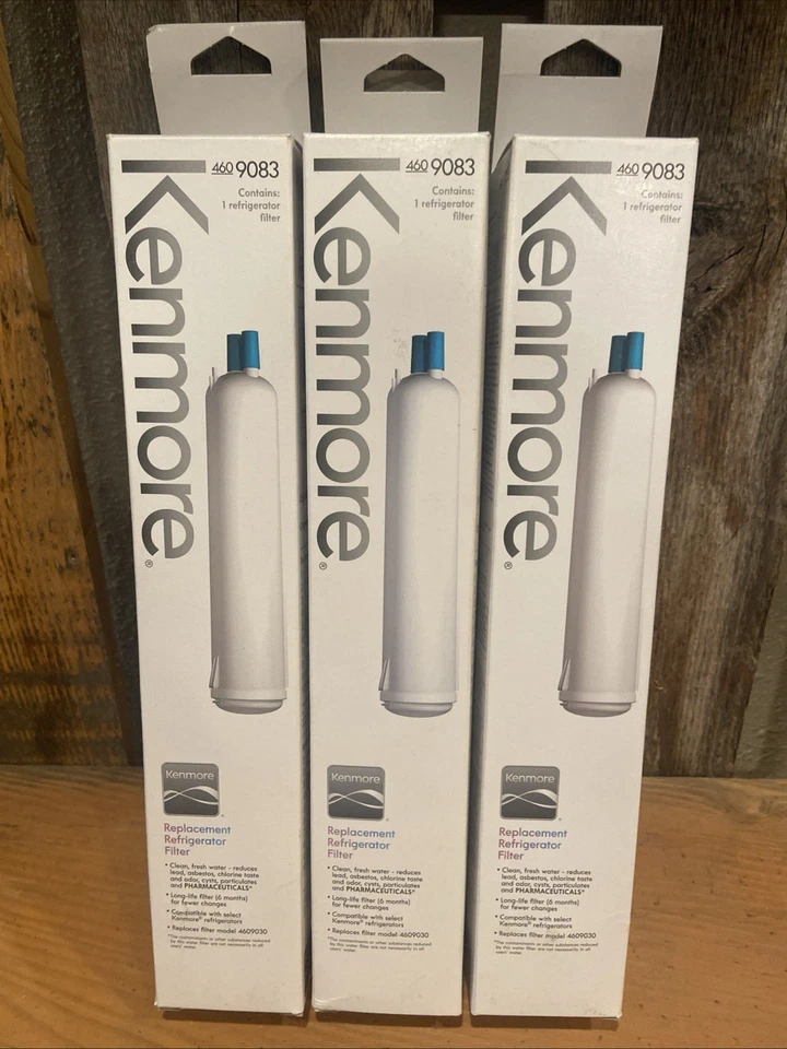 Kenmore OEM 4609083 reemplaza 4609030, 3 filtros de refrigerador Foto 1 de 1