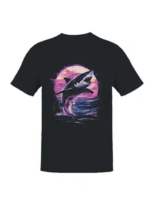 Camiseta retro Shark Surge at Sunset para hombre - Imagen 1 de 6