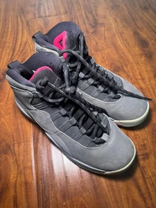 Scarpe Nike Air Jordan 10 Retro GS taglia 6 anni grigio rosa sneakers basket 487211-006 - Foto 1 di 8