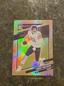 2021 Donruss Optic Football #78 Jimmy Graham Fire Parallel SSP Chicago Bears PWE - Picture 1 of 2