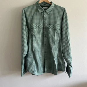 Columbia Men’s Plaid Green Button Down Shirt SZ XL NWOT - Picture 1 of 15