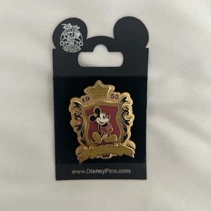 Disney Trading Pin 49932 - Classic 1971 Crest Logo Mickey Mouse - WDW Souvenir - Picture 1 of 3