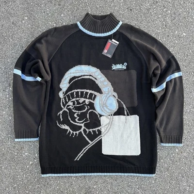 Vintage Southpole Knit Sweater XL DEADSTOCK 90s Y2K B-Boy Hip Hop DJ Graffiti - Image 1 of 4