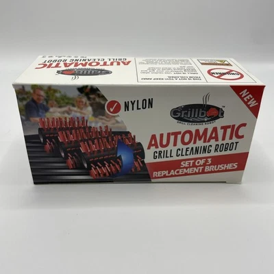 NUEVO Cepillos de Nylon de Repuesto para Grillbot Robot Automático de Limpieza de Parrilla - 3 Foto 1 de 3