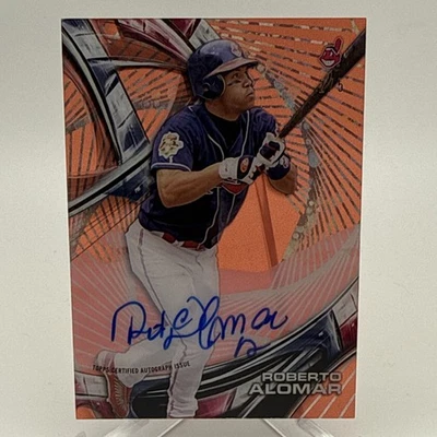 2016 High Tek Roberto Alomar Red Orbit Diffractor Auto /5 #HT-RA - Image 1 of 4