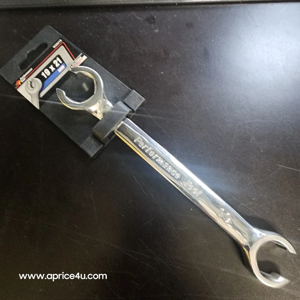 Performance Tool Metric & SAE 6-Point Nickel Chrome Angled Double End Flare Nut - Image 1 of 1