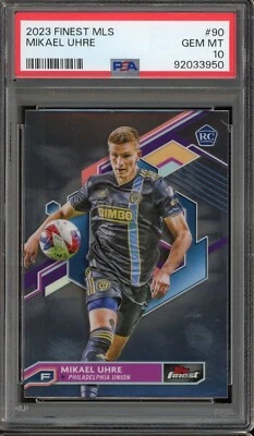 2023 FINEST MLS MIKAEL UHRE #90 ROOKIE GEM MT PSA 10 - Image 1 of 2