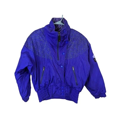 KAELIN Ski Women size M Jacket Jogging Winter Puff Coat Full Zip Purple Skiing - Image 1 of 4