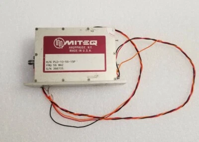 Genuine Miteq PLD-10-56-15P Series Phase-Locked Crystal Oscillator - 56MHz - Image 1 of 4