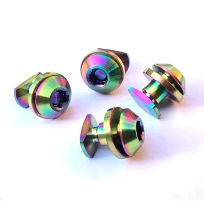 4Pcs Titanium C Caliper Brake Shoes Bolts Screws Nut Washer For Brompton Folding - Image 1 of 4