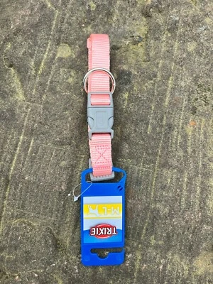 Trixie Perro Cachorro Collar Cierre Seguro M-L 35-55cm Bebé Rosa Foto 1 de 4