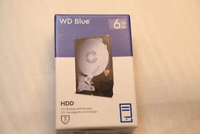 Western Digital WD Blue 6TB 3.5" SATA III 6Gbps hard drive HDD WDBH2D0060HNC - Image 1 of 4