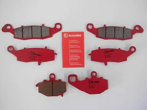 Brembo Bremsbeläge Bremsklötze Bremse vorne + hinten Kawasaki Z 750 + Z 750 S - Picture 1 of 1