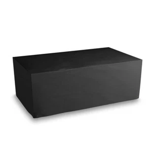 High Quality Black Rectangular Outdoor Table Cover 8 Seat 196cm x 114cm x 71cm - Picture 1 of 6
