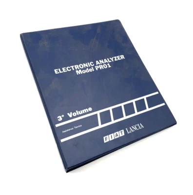 Manuale Assistenza Tecnica Electronic Analyzer PRO 1 Volume 3 Fiat Lancia - Immagine 1 di 4