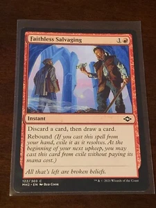 Magic the Gathering Modern Horizons 2 Faithless Salvaging - Picture 1 of 2