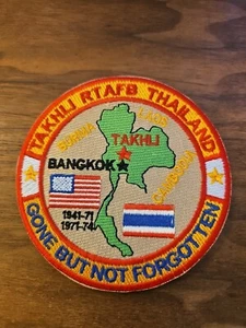 PARCHE DE LA USAF, TAKHLI RTAFB, TAILANDIA, DESAPARECIDO PERO NO OLVIDADO - Imagen 1 de 2