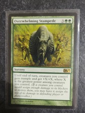 Overwhelming Stampede Magic the Gathering Card - M11 Core Set 2011 189/249 Mtg