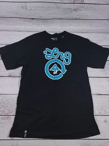 LRG Clothing Herren T-Shirt Schwarz Kurzarm Grafik Größe L J3 - Bild 1 von 7
