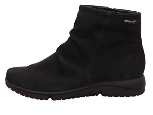 Mephisto Botín Mujer En Nobuk Negro Rezia Últimos Números - Imagen 1 de 4