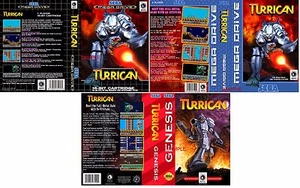 - Turrican Megadrive Genesis PAL NTSC US EU Box Art Case Insert Only - Picture 1 of 5