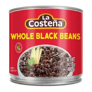 La Costeña Whole Black Beans, 14.1 Oz Can (Pack of 12) - Picture 1 of 4