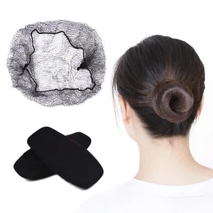 400 Pcs 22 Inch Elastic Mesh Hair Nets for Food Service Ballet Bun Sleeping - Picture 1 of 7